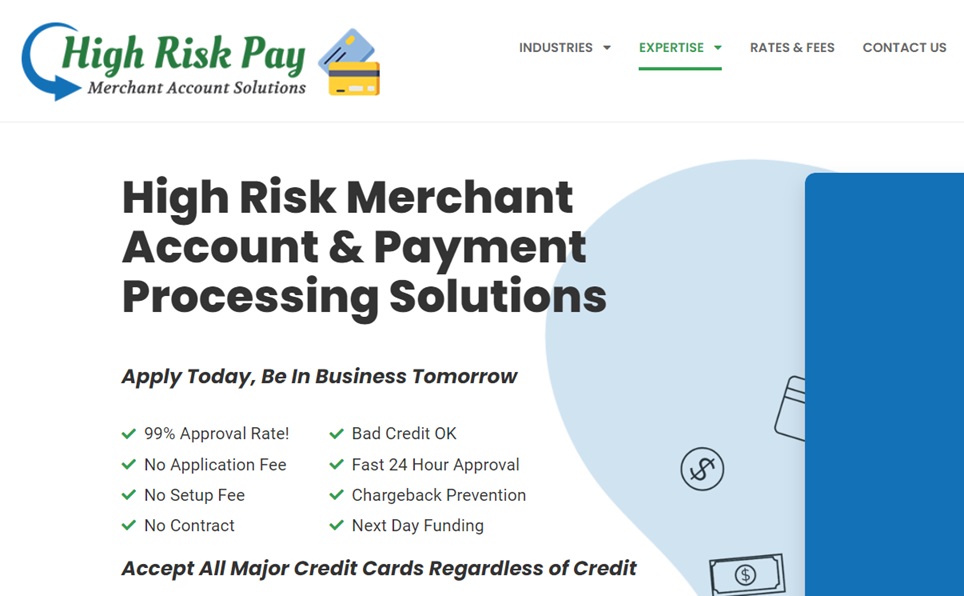 Power of a High Risk Merchant Account at HighRiskPay.com