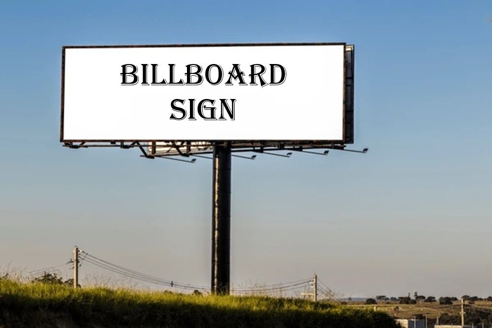 billboard sign